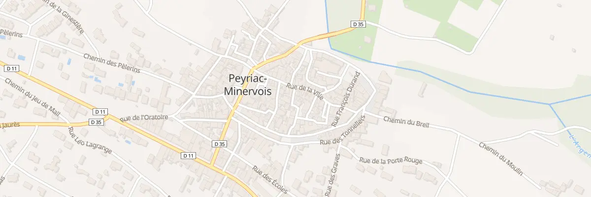 Plan du 3 Rue Saint Martin à Peyriac-Minervois