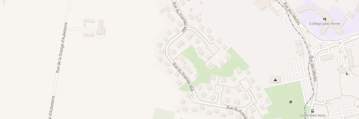 Plan du 13 Rue du 1er Mai à Domérat
