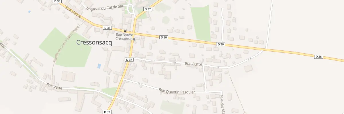 Plan du 9 Rue Bullot à Cressonsacq