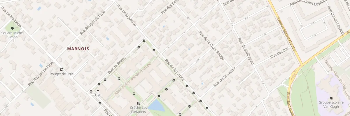 Plan du 23 Rue de la Justice à Noisy-le-Grand