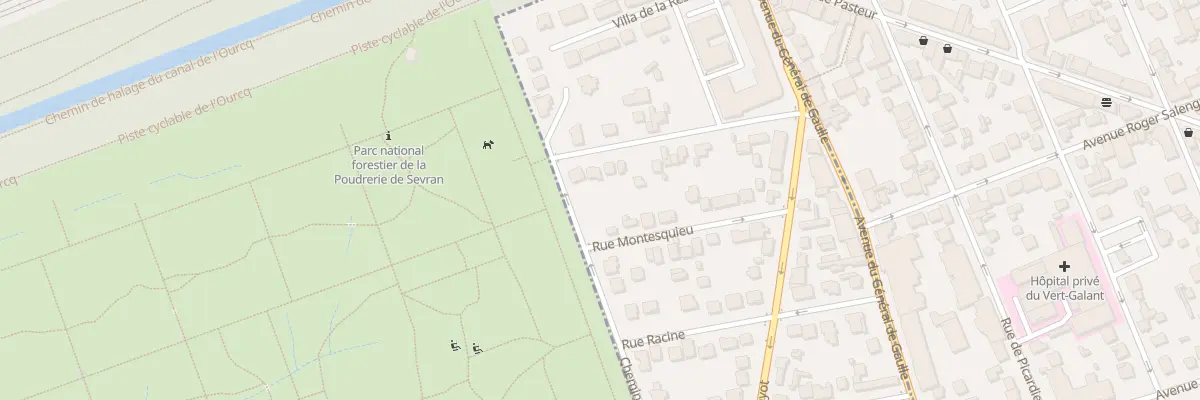 Plan du 2B Rue Louis Dumas à Vaujours