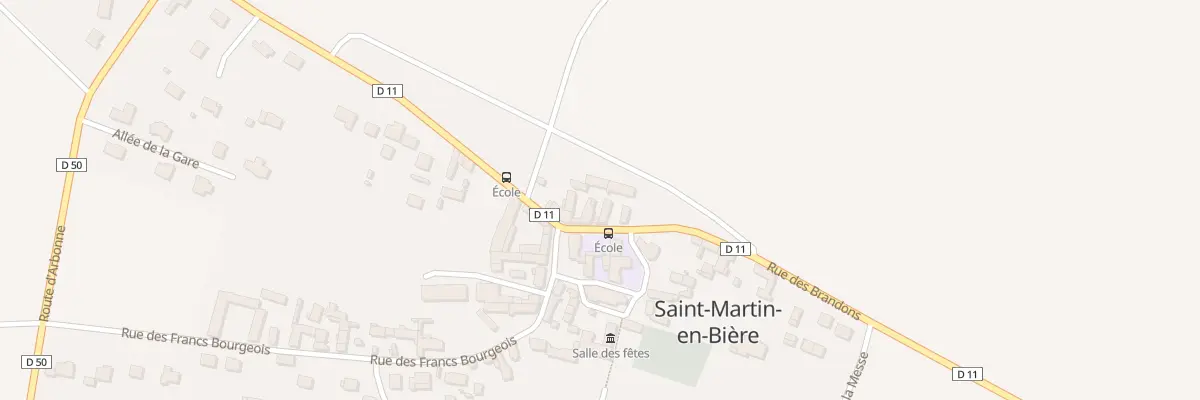 Plan du 7 Rue des Brandons à Saint-Martin-en-Bière