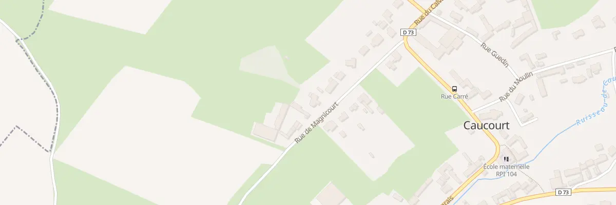 Plan du 13 Rue de Magnicourt à Caucourt