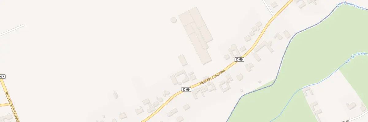 Plan du 443 Rue de Calonne à Robecq