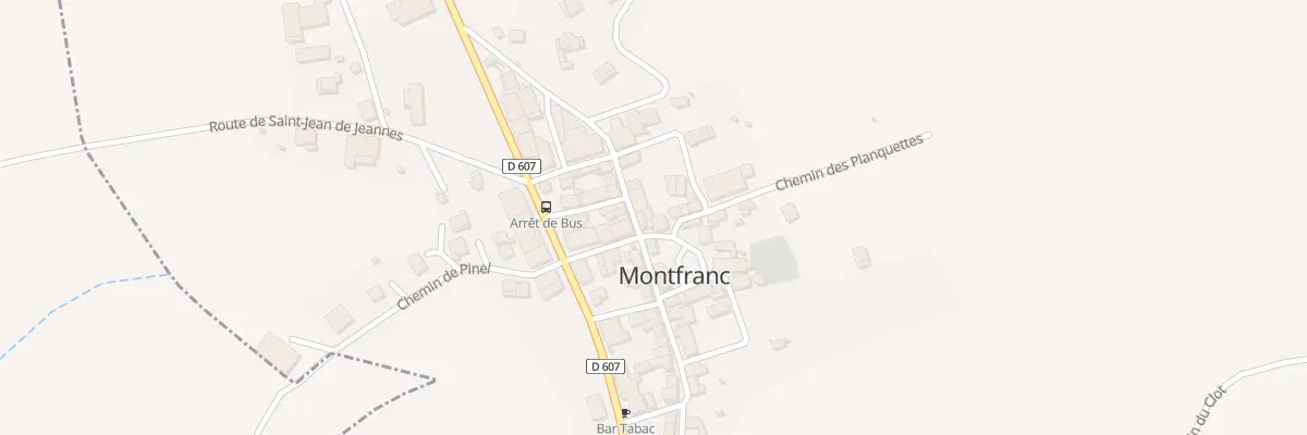 Plan du 5007 Montfranc à Montfranc