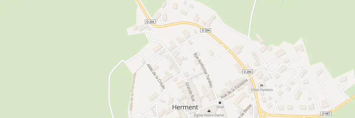 Plan du 5015 Gr Grande Rue à Herment