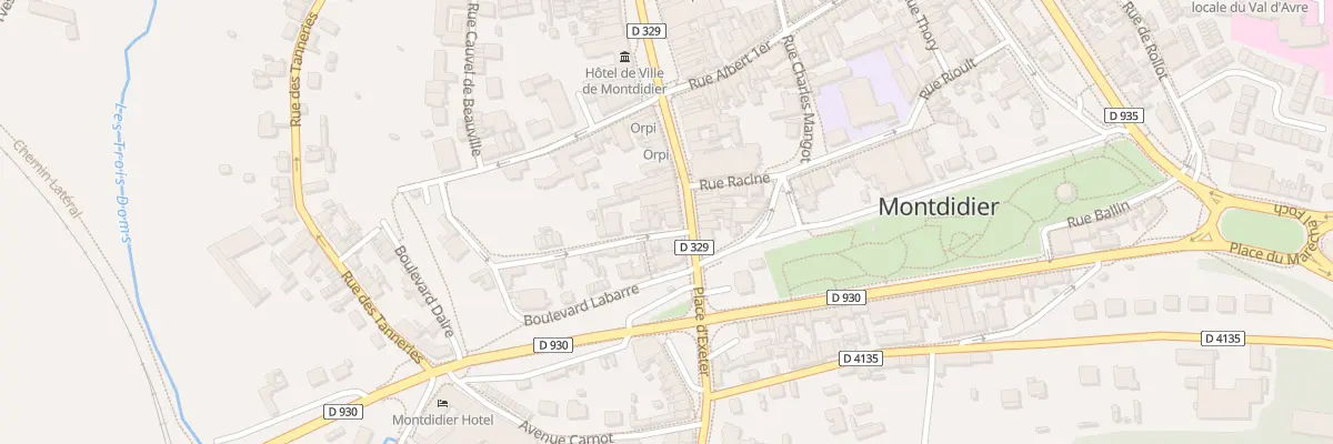Plan du 2B Rue Capperonnier à Montdidier