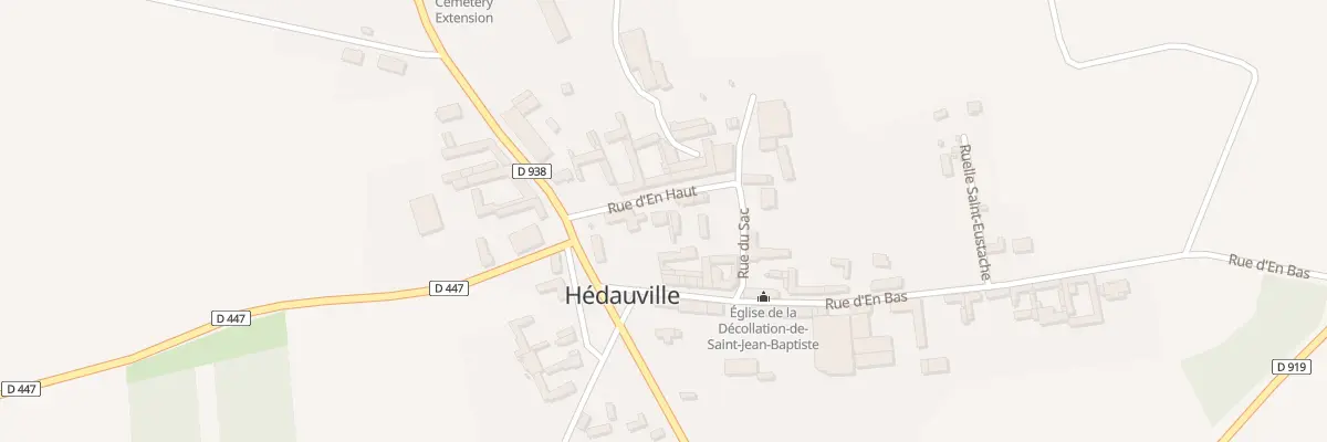 Plan du 2 Rue d’En Haut à Hédauville