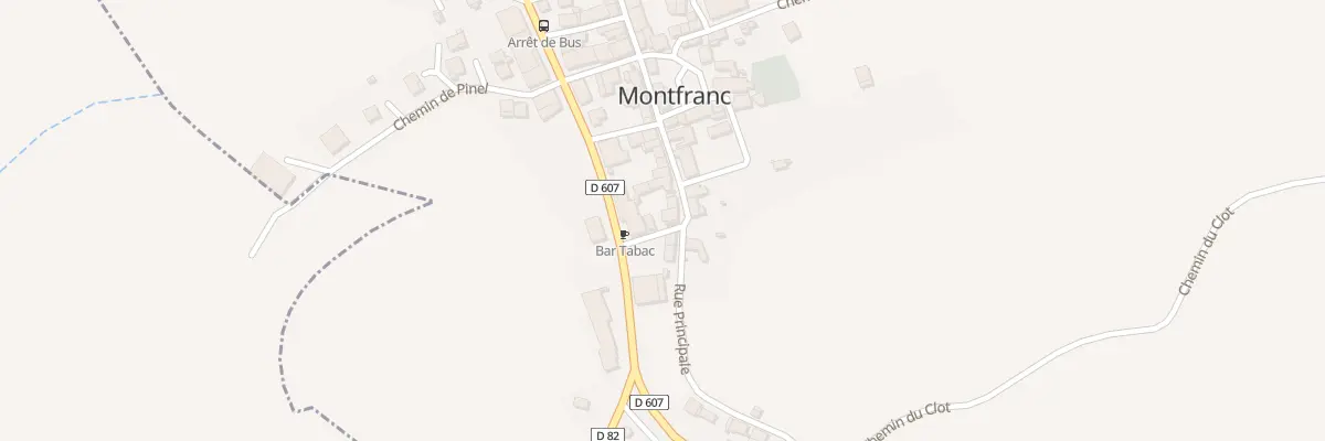 Plan du 5019 Montfranc à Montfranc