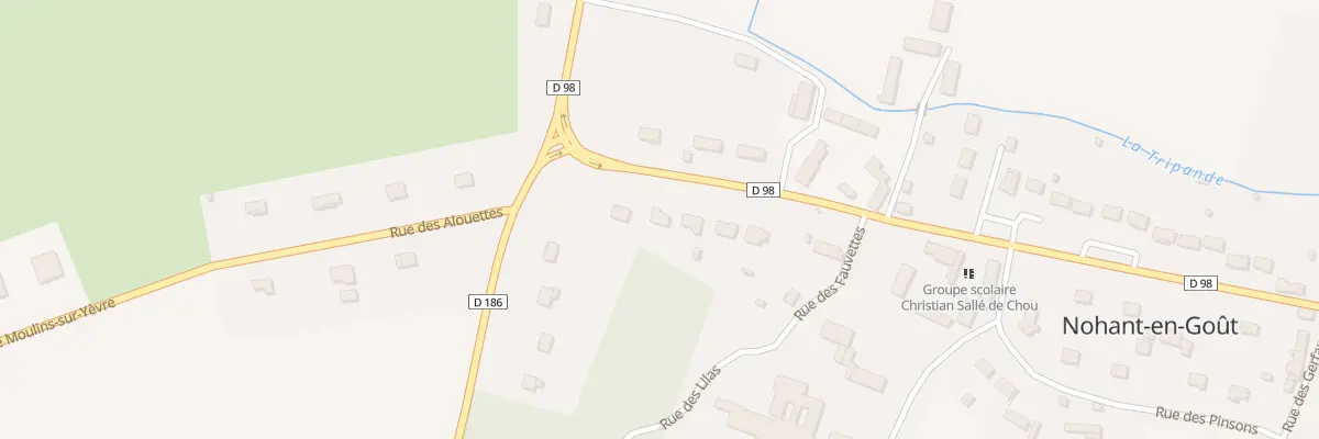Plan du 4 Rue des Colombes à Nohant-en-Goût