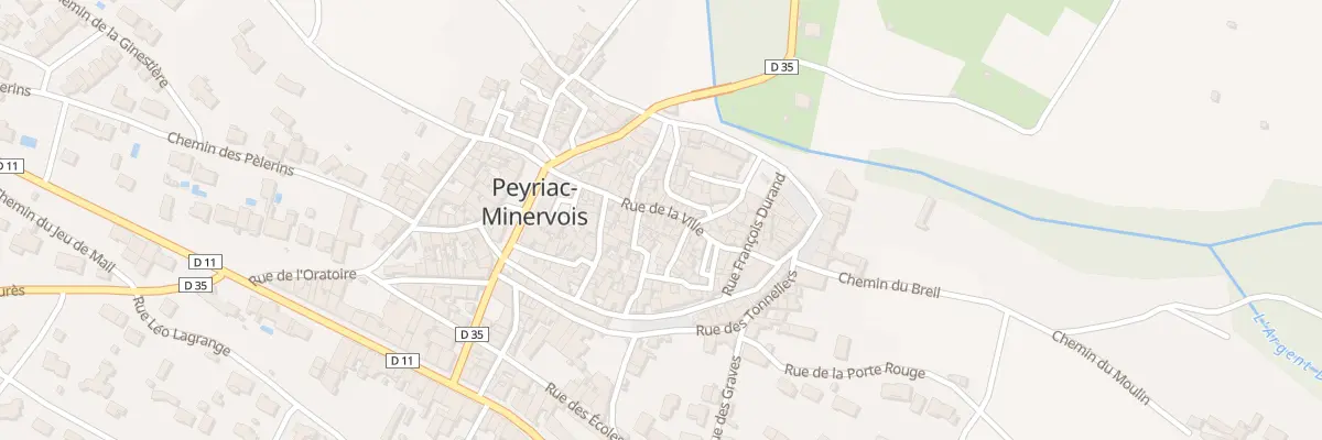 Plan du 102 Le Village à Peyriac-Minervois