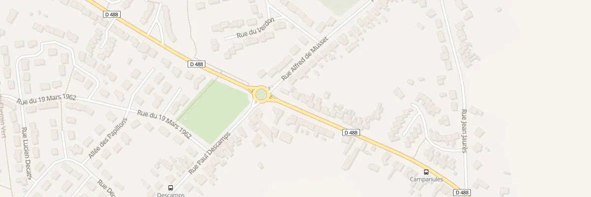 Plan du 33 Rue des Martyrs à Bruay-la-Buissière