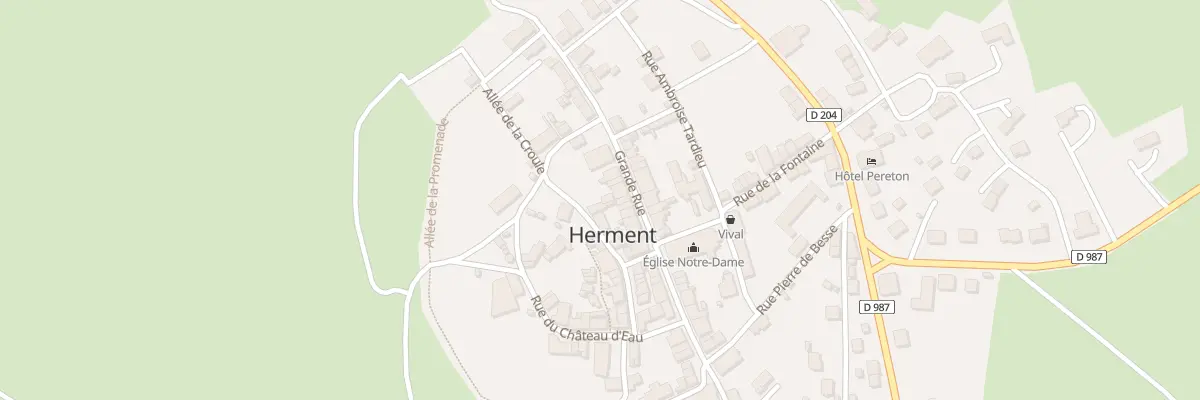 Plan du 5138 Gr Grande Rue à Herment