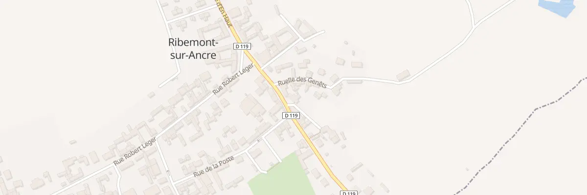 Plan du 5 Rue de la Gare à Ribemont-sur-Ancre