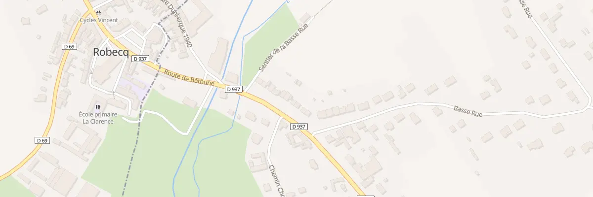 Plan du 205 Rte de Béthune à Mont-Bernanchon