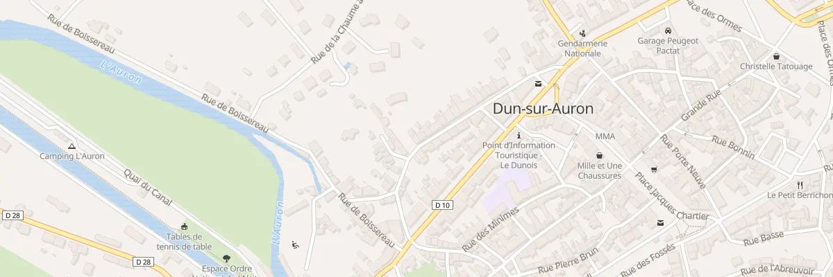 Plan du 32 Rue Pillemoy à Dun-sur-Auron