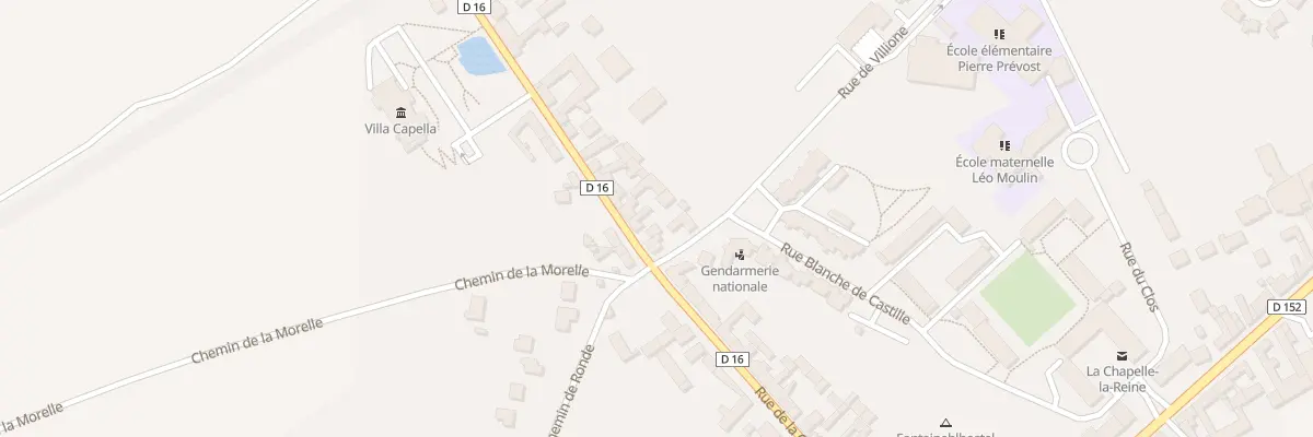 Plan du 30 Rue de la Gare à La Chapelle-la-Reine