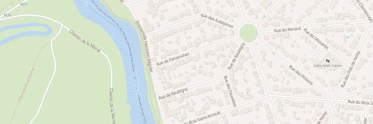 Plan du 21 Rue des Pervenches à Gournay-sur-Marne