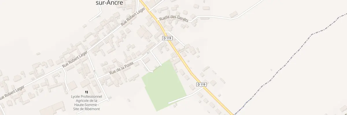 Plan du 4 Rue de la Gare à Ribemont-sur-Ancre