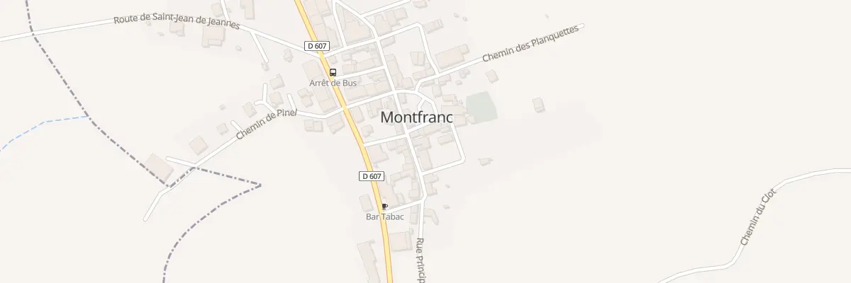 Plan du 5031 Montfranc à Montfranc