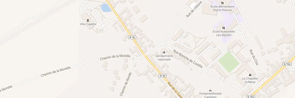 Plan du 28 Rue de la Gare à La Chapelle-la-Reine