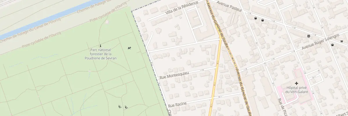 Plan du 6 Rue Louis Dumas à Vaujours