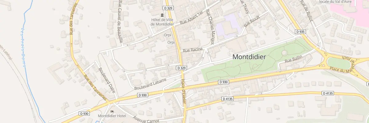 Plan du 15B Rue Parmentier à Montdidier