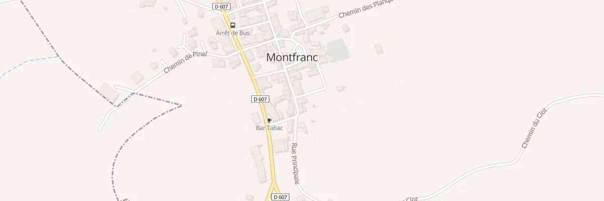 Plan du 5015 Montfranc à Montfranc