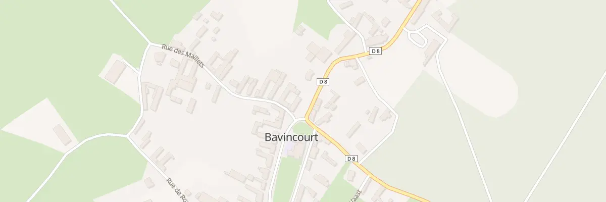 Plan du 2 Rue des Maillets à Bavincourt