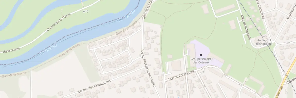 Plan du 64 Rue du Réseau Robert Keller à Noisy-le-Grand