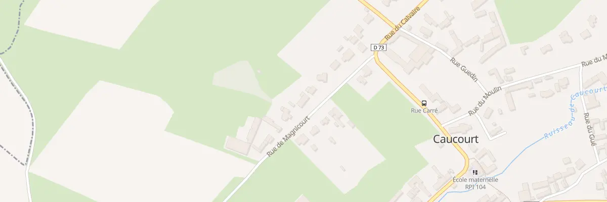 Plan du 11 Rue de Magnicourt à Caucourt