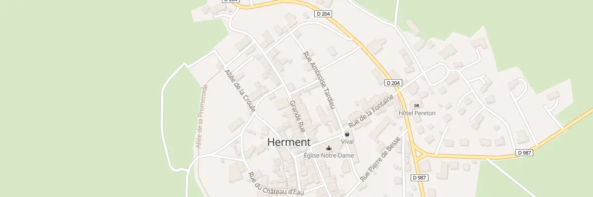 Plan du 5021 Gr Grande Rue à Herment