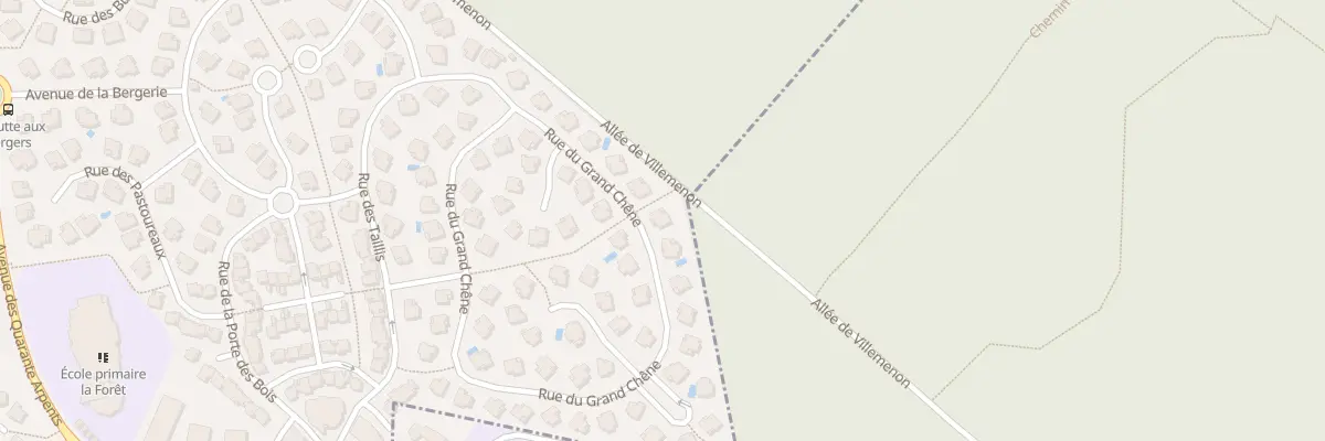 Plan du 42 Rue du Grand Chêne à Marolles-en-Brie