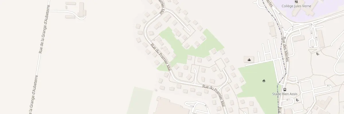 Plan du 21 Rue du 1er Mai à Domérat