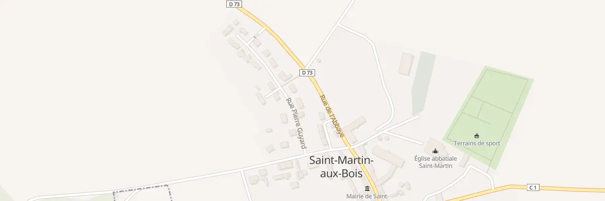 Plan du 80 Rue Pierre Guyard à Saint-Martin-aux-Bois
