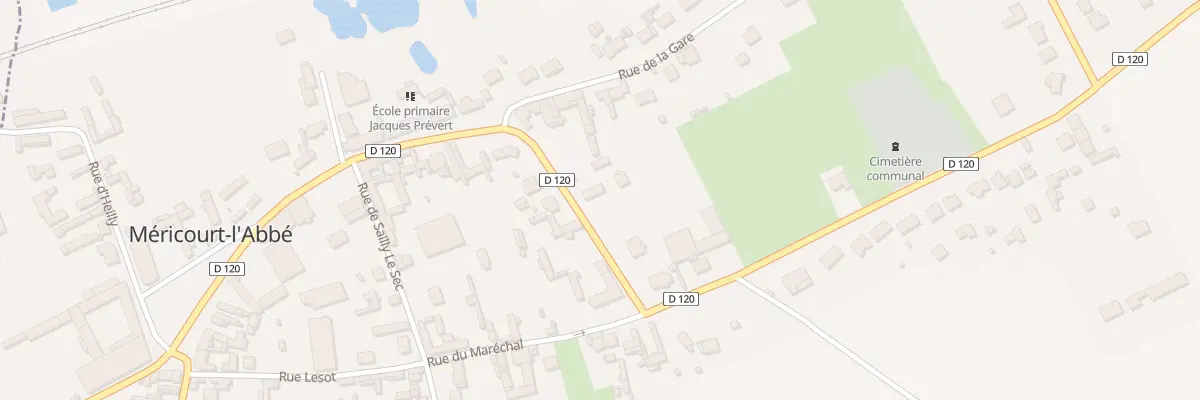 Plan du 3 Rue du Maire à Méricourt-l’Abbé