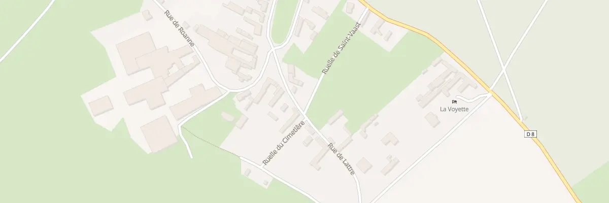 Plan du 1 Rue de Lattre à Bavincourt