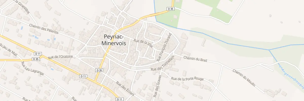 Plan du 95 Le Village à Peyriac-Minervois