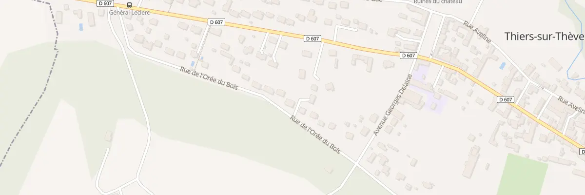 Plan du 18 Rue de l’Orée du Bois à Thiers-sur-Thève