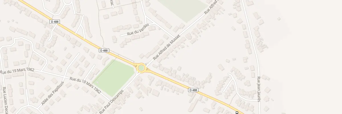 Plan du 66 Rue Alfred de Musset à Bruay-la-Buissière