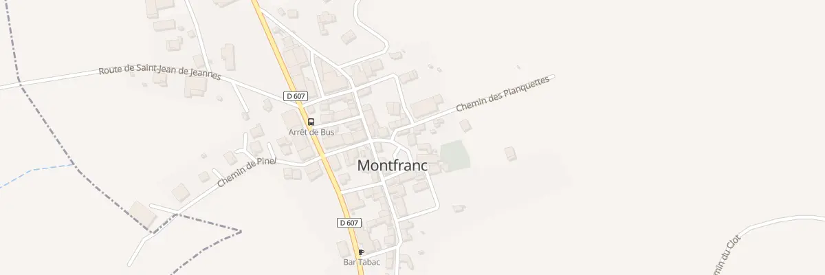 Plan du 5110 Montfranc à Montfranc