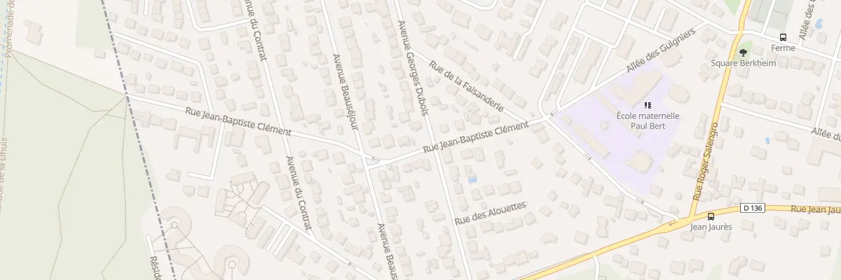 Plan du 23 Av Georges Dubois à Coubron