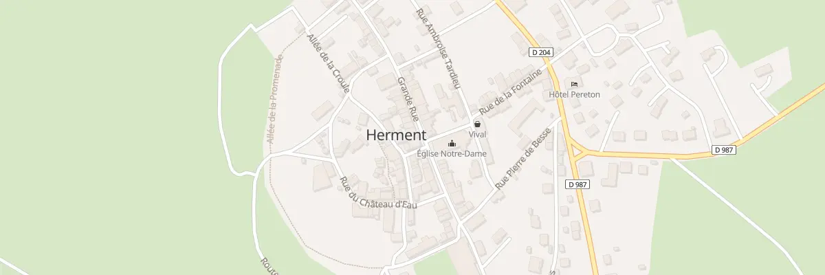 Plan du 5126 Gr Grande Rue à Herment