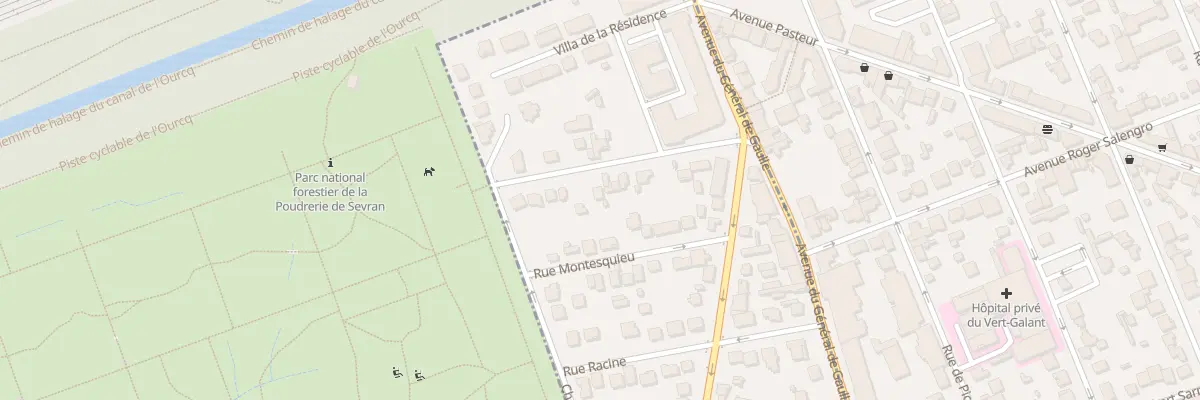 Plan du 8 Rue Louis Dumas à Vaujours