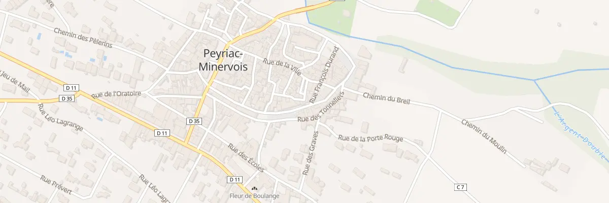 Plan du 86 Le Village à Peyriac-Minervois