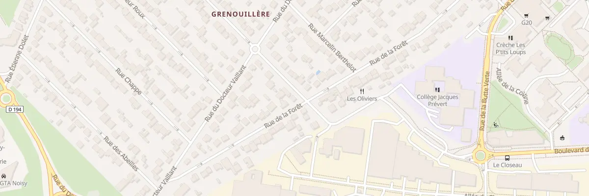 Plan du 29 Rue de la Forêt à Noisy-le-Grand
