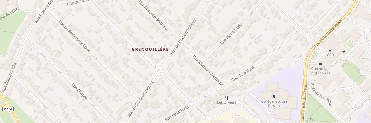 Plan du 38 Rue Marcelin Berthelot à Noisy-le-Grand