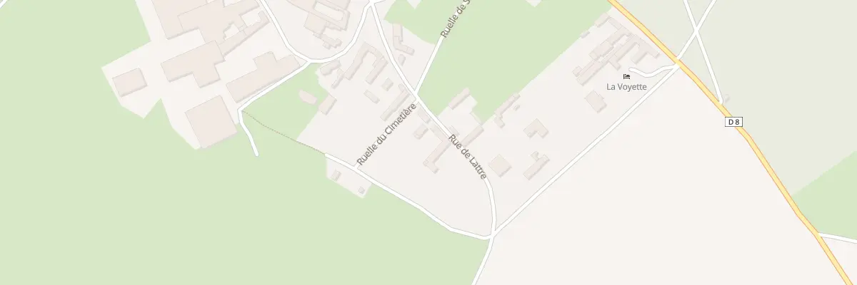Plan du 8 Rue de Lattre à Bavincourt