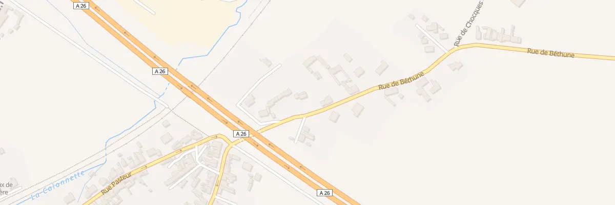 Plan du 77 Rue de Béthune à Labeuvrière