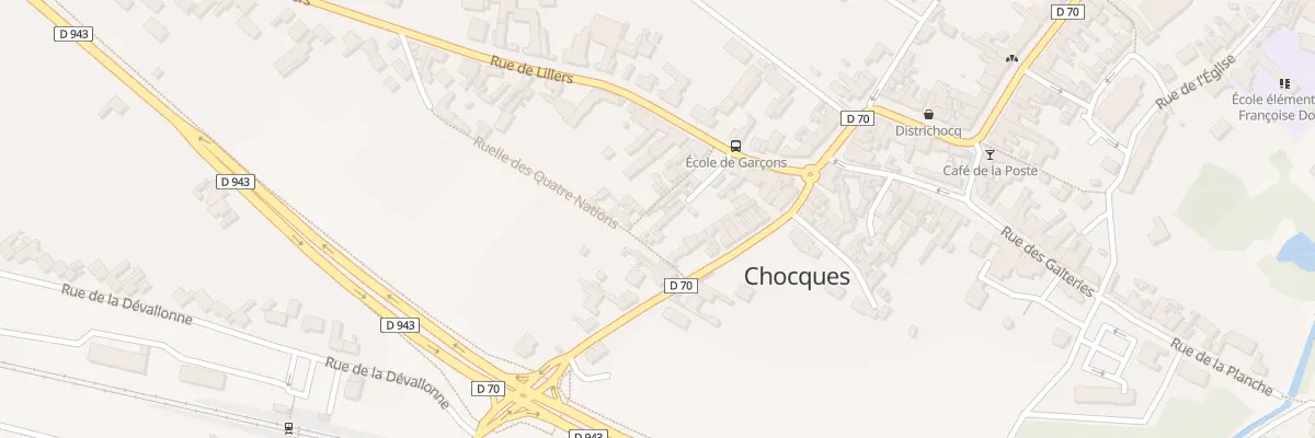 Plan du 35 Rle des 4 Nations à Chocques